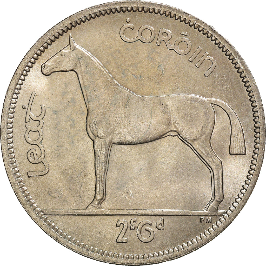 Coin, IRELAND REPUBLIC, 1/2 Crown, 1966, EF(40-45), Copper-nickel, KM:16a