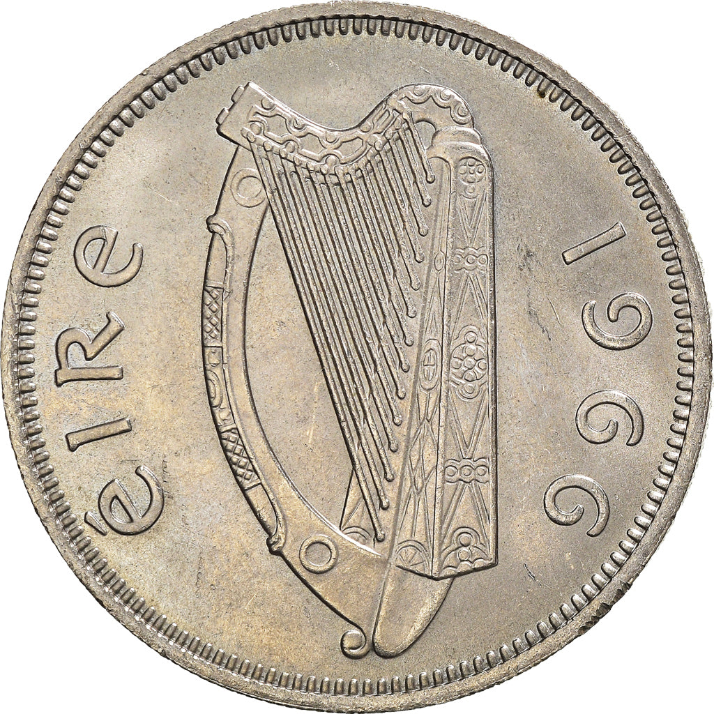 Coin, IRELAND REPUBLIC, Florin, 1966, AU(50-53), Copper-nickel, KM:15a
