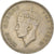 Münze, Mauritius, George VI, Rupee, 1950, S+, Kupfer-Nickel, KM:29.1