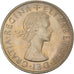 Coin, Great Britain, Elizabeth II, 1/2 Crown, 1966, AU(50-53), Copper-nickel