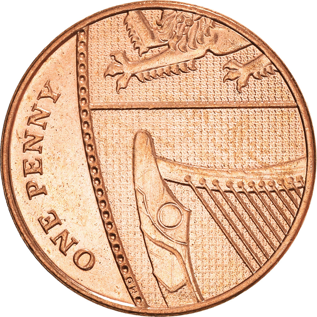 Monnaie, Grande-Bretagne, New Penny, 2015, TTB+, Cuivre plaqué acier, KM:1107