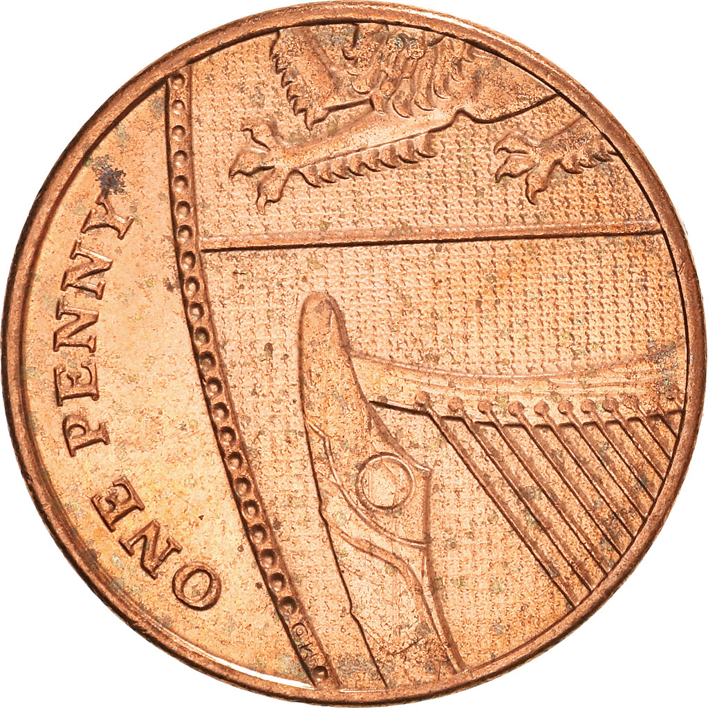 Coin, Great Britain, New Penny, 2015, EF(40-45), Copper Plated Steel, KM:1107
