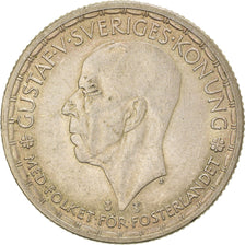 Coin, Sweden, 2 Kronor, 1946, EF(40-45), Silver, KM:815