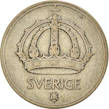 Coin, Sweden, Gustaf V, 50 Öre, 1949, EF(40-45), Silver, KM:817