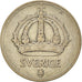Coin, Sweden, Gustaf V, 50 Öre, 1949, EF(40-45), Silver, KM:817
