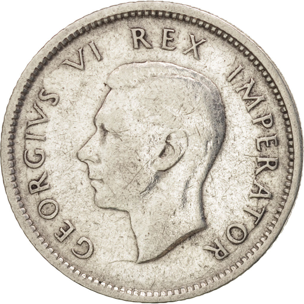 South Africa, George VI, 6 Pence, 1940, EF(40-45), Silver, KM:27