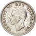 South Africa, George VI, 6 Pence, 1940, EF(40-45), Silver, KM:27
