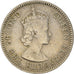 Coin, Mauritius, Elizabeth II, 1/4 Rupee, 1964, EF(40-45), Copper-nickel, KM:36