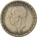 Moneda, Suecia, Gustaf V, 1 Krona, 1949, BC+, Plata, KM:814