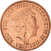 Coin, Great Britain, Elizabeth II, Penny, 2015, EF(40-45), Copper Plated Steel