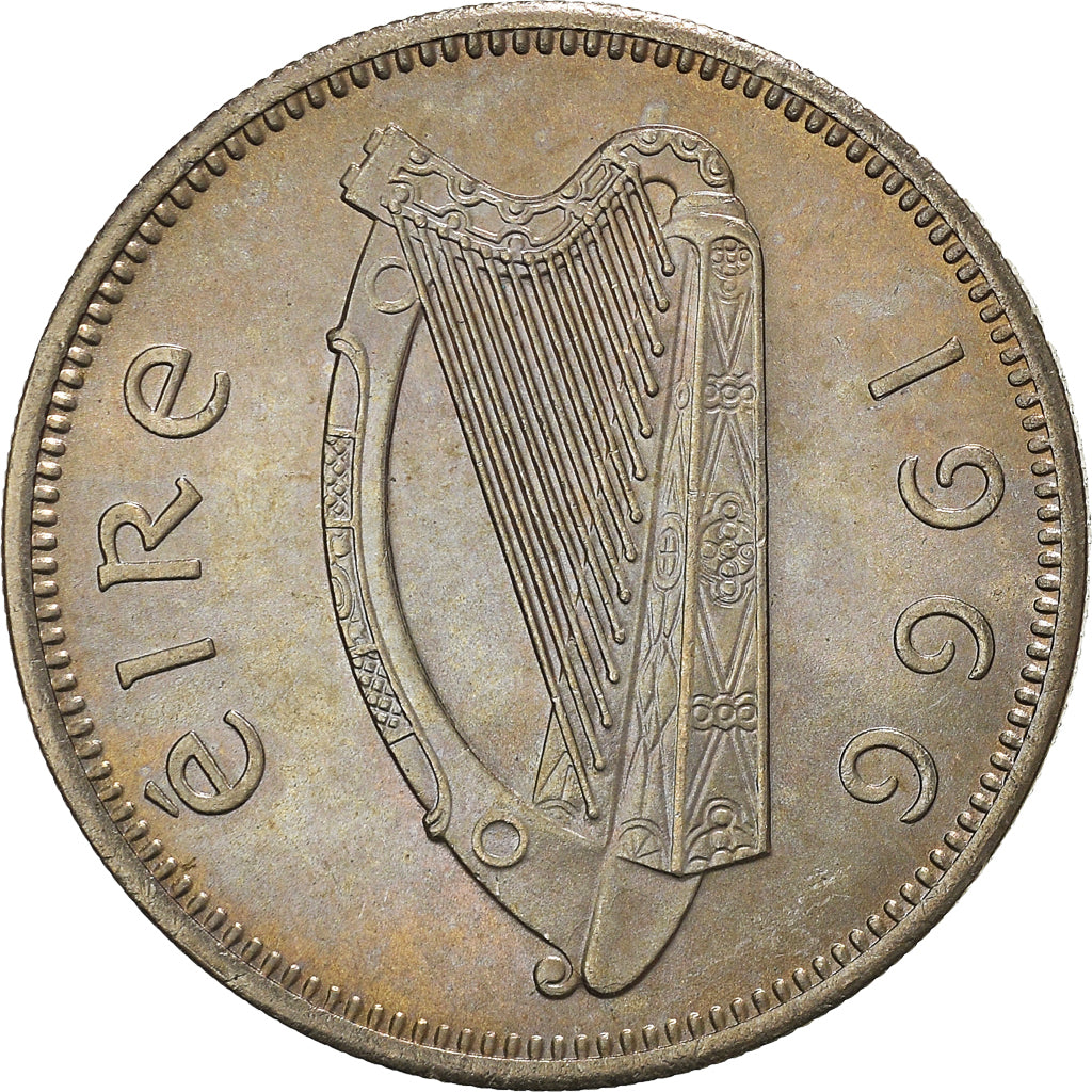 Monnaie, République d'Irlande, Shilling, 1966, TTB+, Cupro-nickel, KM:14A