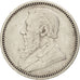 Munten, Zuid Afrika, 6 Pence, 1893, ZF, Zilver, KM:4