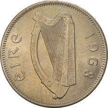 Coin, IRELAND REPUBLIC, 6 Pence, 1968, EF(40-45), Copper-nickel, KM:13a