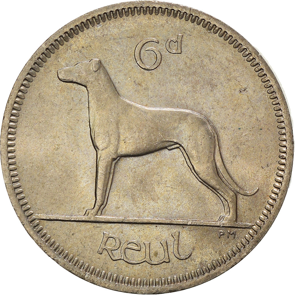 Coin, IRELAND REPUBLIC, 6 Pence, 1968, EF(40-45), Copper-nickel, KM:13a