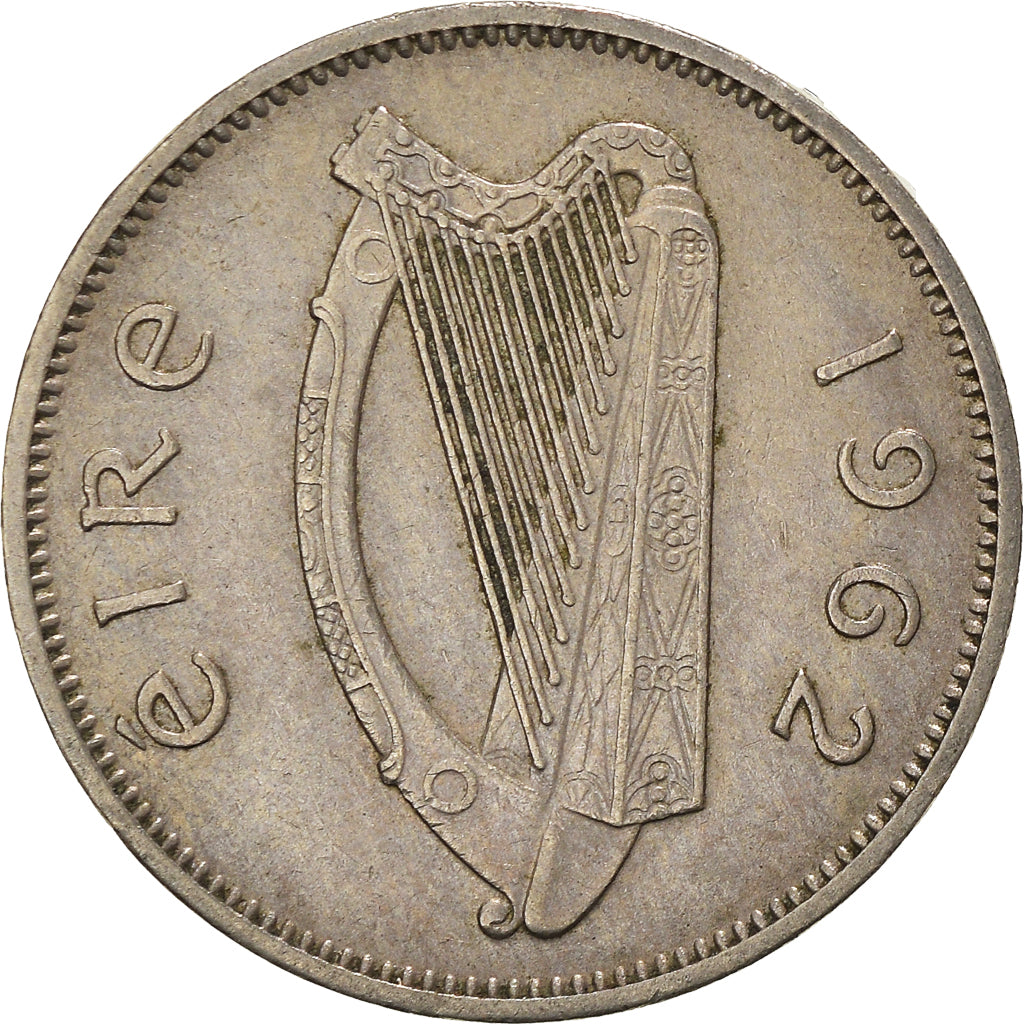 Monnaie, République d'Irlande, 6 Pence, 1962, TTB, Cupro-nickel, KM:13a