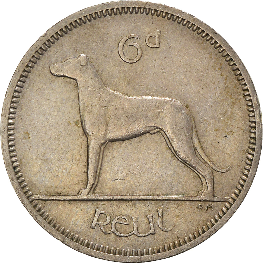 Monnaie, République d'Irlande, 6 Pence, 1962, TTB, Cupro-nickel, KM:13a