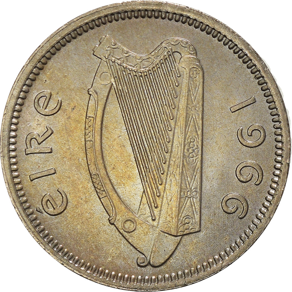 Coin, IRELAND REPUBLIC, 3 Pence, 1966, AU(50-53), Copper-nickel, KM:12a