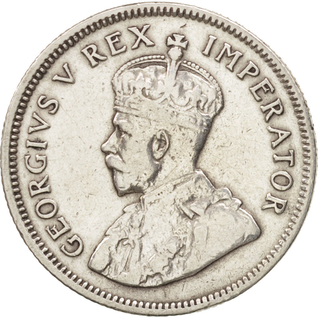 South Africa, George V, Shilling, 1929, EF(40-45), Silver, KM:17.2