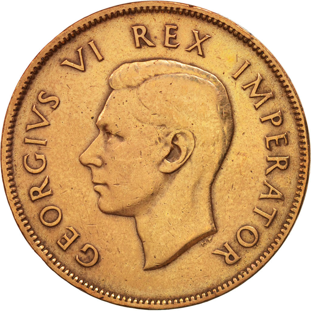 South Africa, George VI, Penny, 1940, EF(40-45), Bronze, KM:25