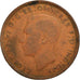 Coin, Great Britain, George VI, Penny, 1944, VF(20-25), Bronze, KM:845