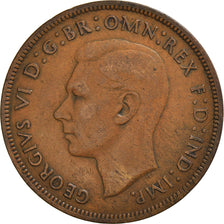 Coin, Great Britain, Edward VII, Penny, 1946, VF(30-35), Bronze, KM:794.2
