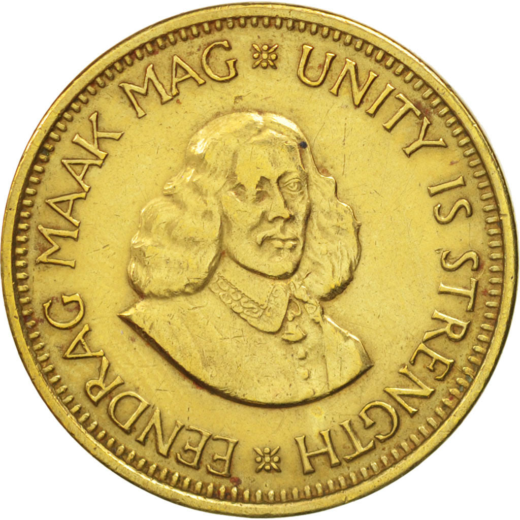 Coin, South Africa, 1/2 Cent, 1961, EF(40-45), Brass, KM:56