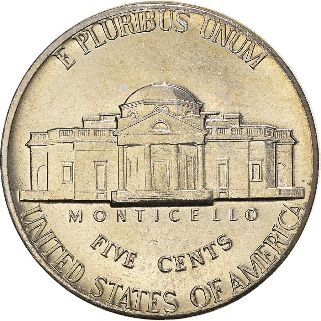Coin, United States, Jefferson Nickel, 5 Cents, 1971, U.S. Mint, Philadelphia