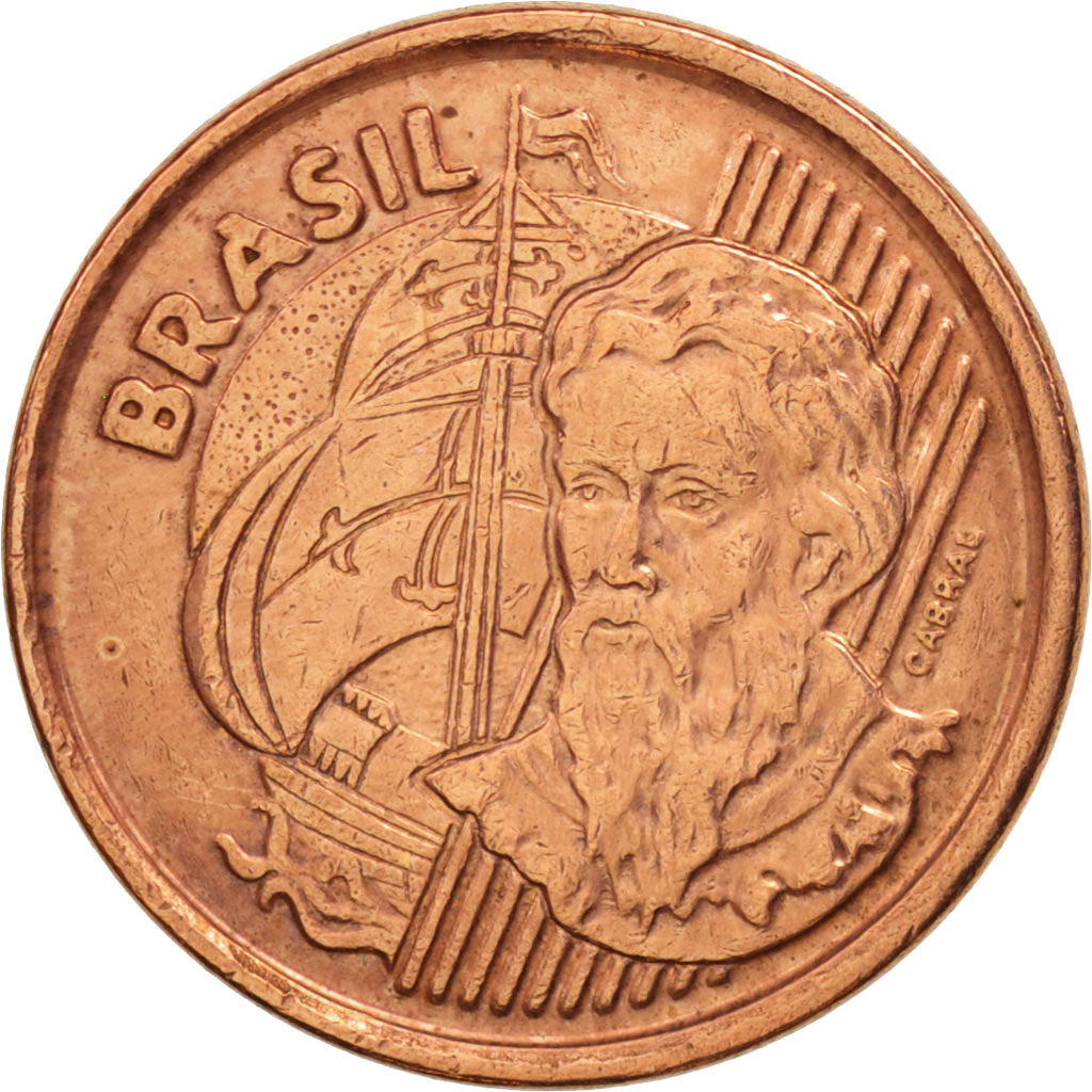 Brazil, Centavo, 2000, EF(40-45), Copper Plated Steel, KM:647