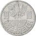 Coin, Austria, 10 Groschen, 1973, Vienna, AU(50-53), Aluminum, KM:2878