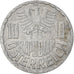 Coin, Austria, 10 Groschen, 1975, Vienna, VF(30-35), Aluminum, KM:2878