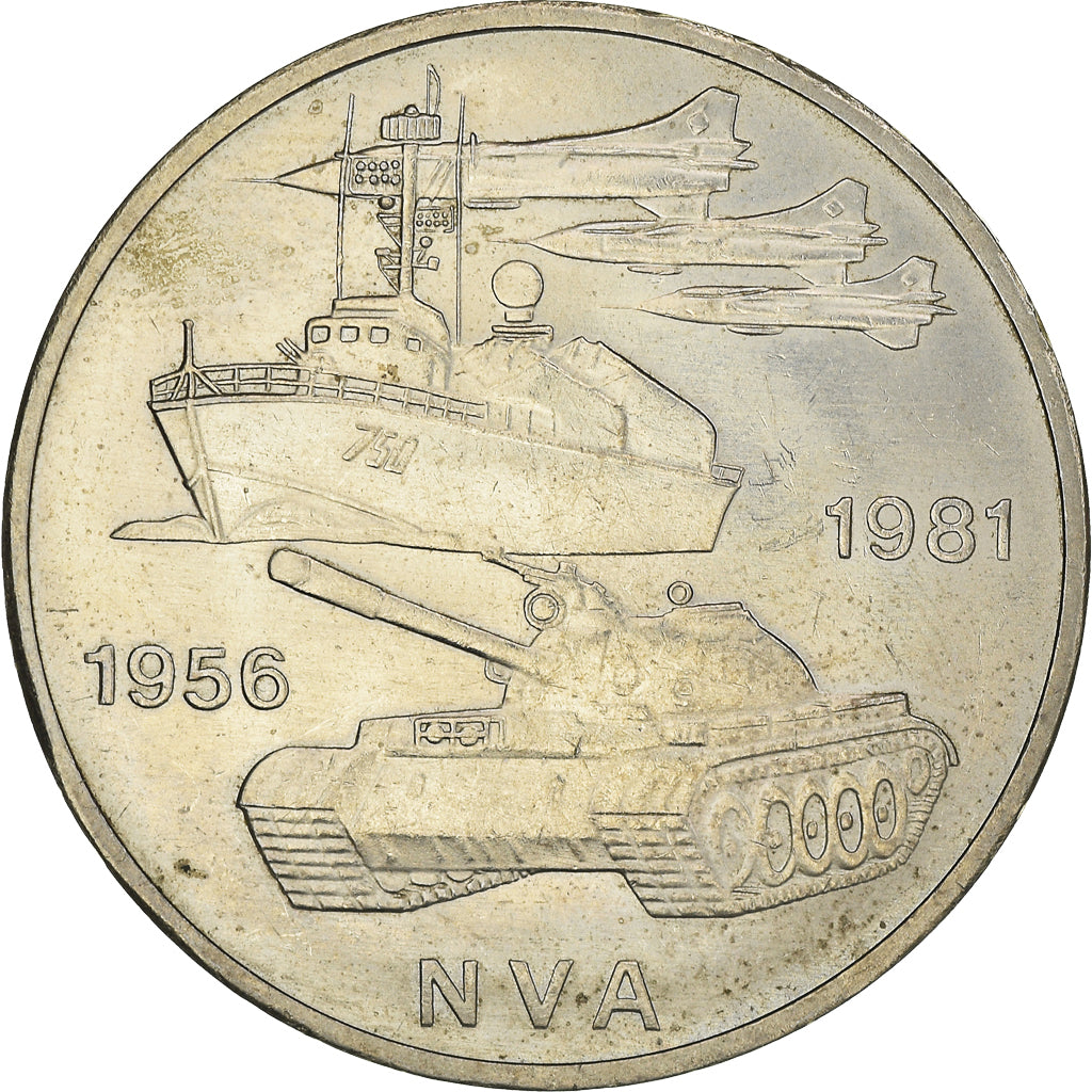 Moneta, REPUBBLICA DEMOCRATICA TEDESCA, 10 Mark, 1981, Berlin, BB, Rame-nichel