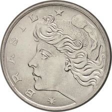 Brazil, 10 Centavos, 1977, MS(63), Stainless Steel, KM:578.1a