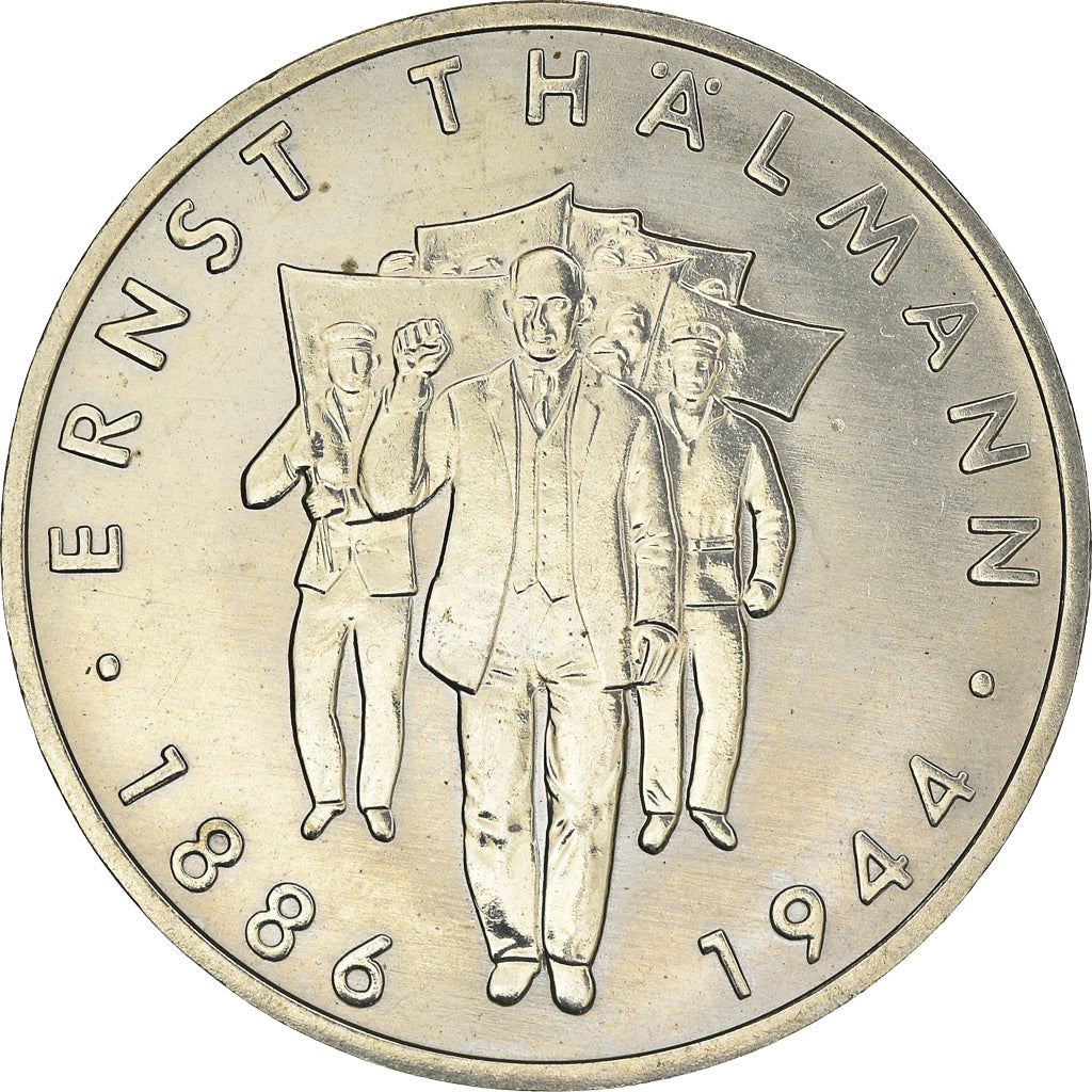 Coin, GERMAN-DEMOCRATIC REPUBLIC, 10 Mark, 1986, Berlin, AU(55-58)