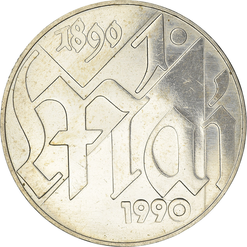 Coin, GERMAN-DEMOCRATIC REPUBLIC, 10 Mark, 1990, Berlin, AU(50-53)
