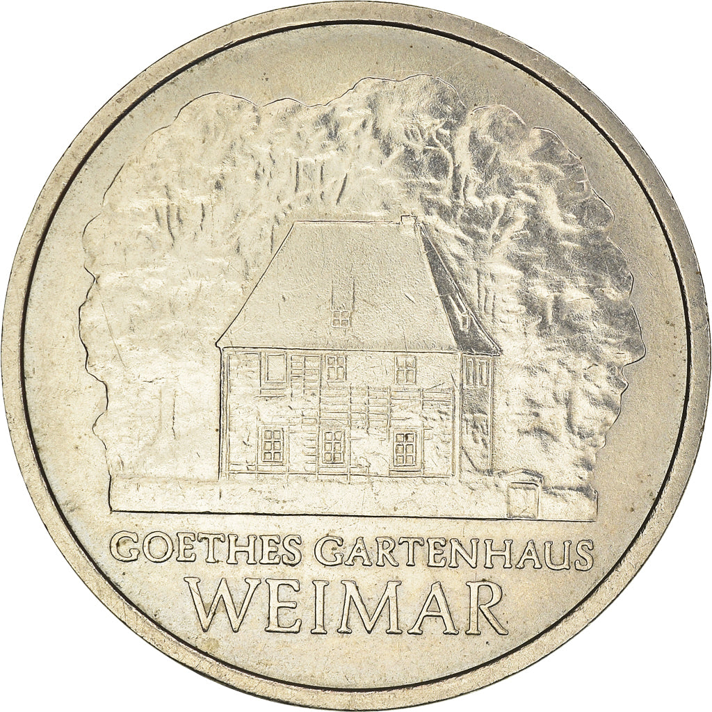 Coin, GERMAN-DEMOCRATIC REPUBLIC, 5 Mark, 1982, Berlin, Goethe's Weimar Cottage