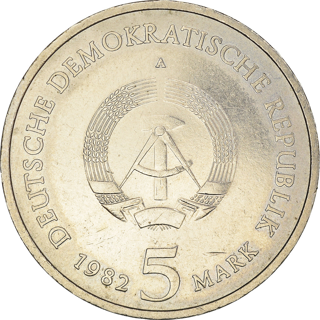 Coin, GERMAN-DEMOCRATIC REPUBLIC, 5 Mark, 1982, Berlin, Goethe's Weimar Cottage