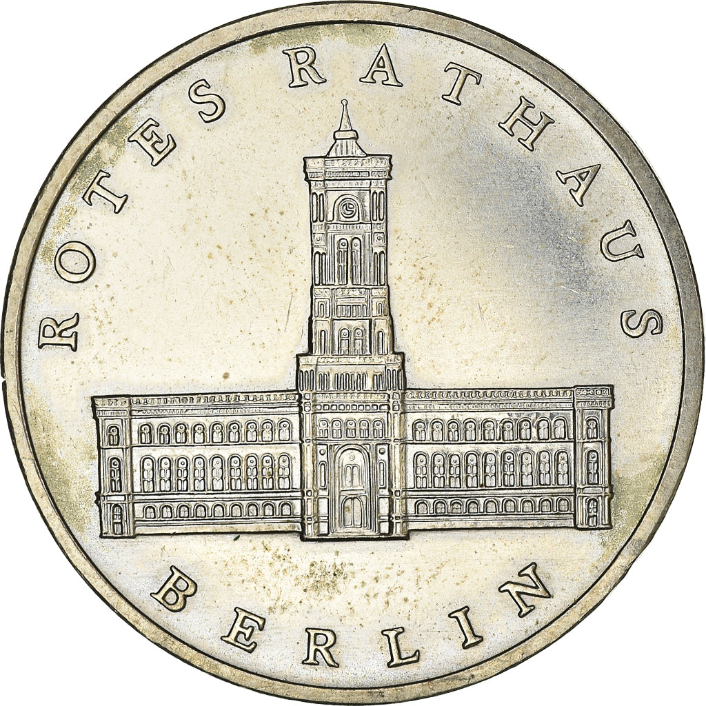 Coin, GERMAN-DEMOCRATIC REPUBLIC, 5 Mark, 1987, Berlin, EF(40-45)