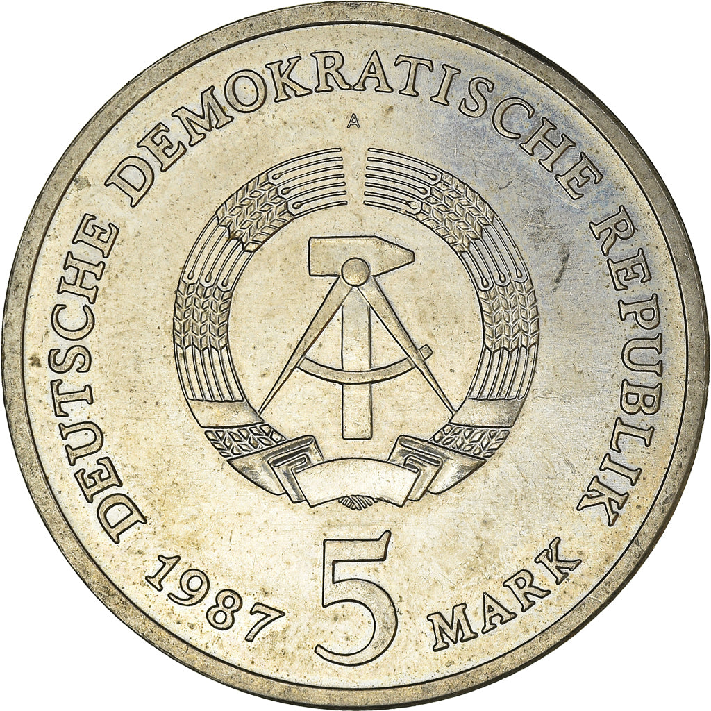 Münze, GERMAN-DEMOCRATIC REPUBLIC, 5 Mark, 1987, Berlin, SS