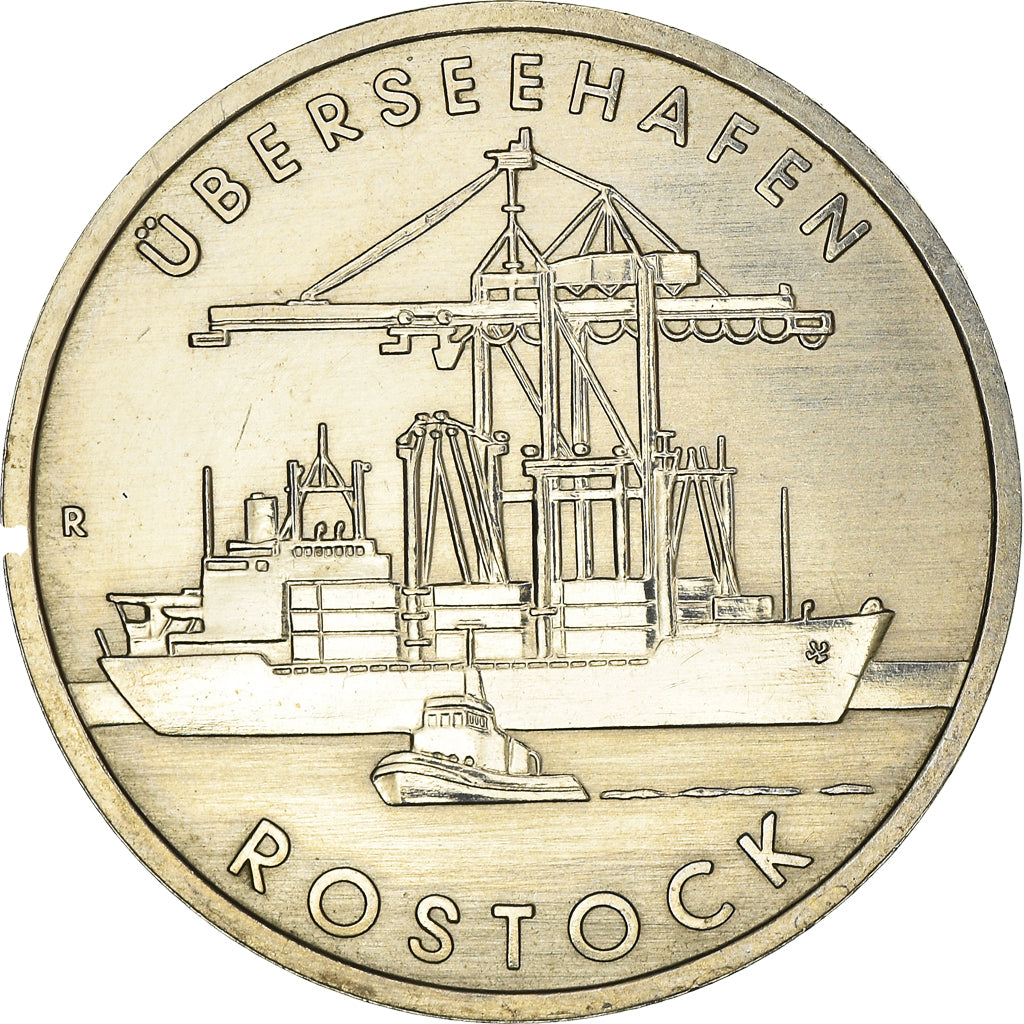 Coin, GERMAN-DEMOCRATIC REPUBLIC, 5 Mark, 1988, Berlin, AU(50-53)