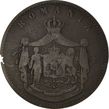 Coin, Romania, Carol I, 10 Bani, 1867, VF(20-25), Copper, KM:4.1