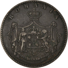 Coin, Romania, Carol I, 5 Bani, 1867, VF(30-35), Copper, KM:3.1