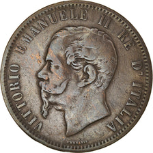 Coin, Italy, Vittorio Emanuele II, 10 Centesimi, 1866, Torino, EF(40-45)