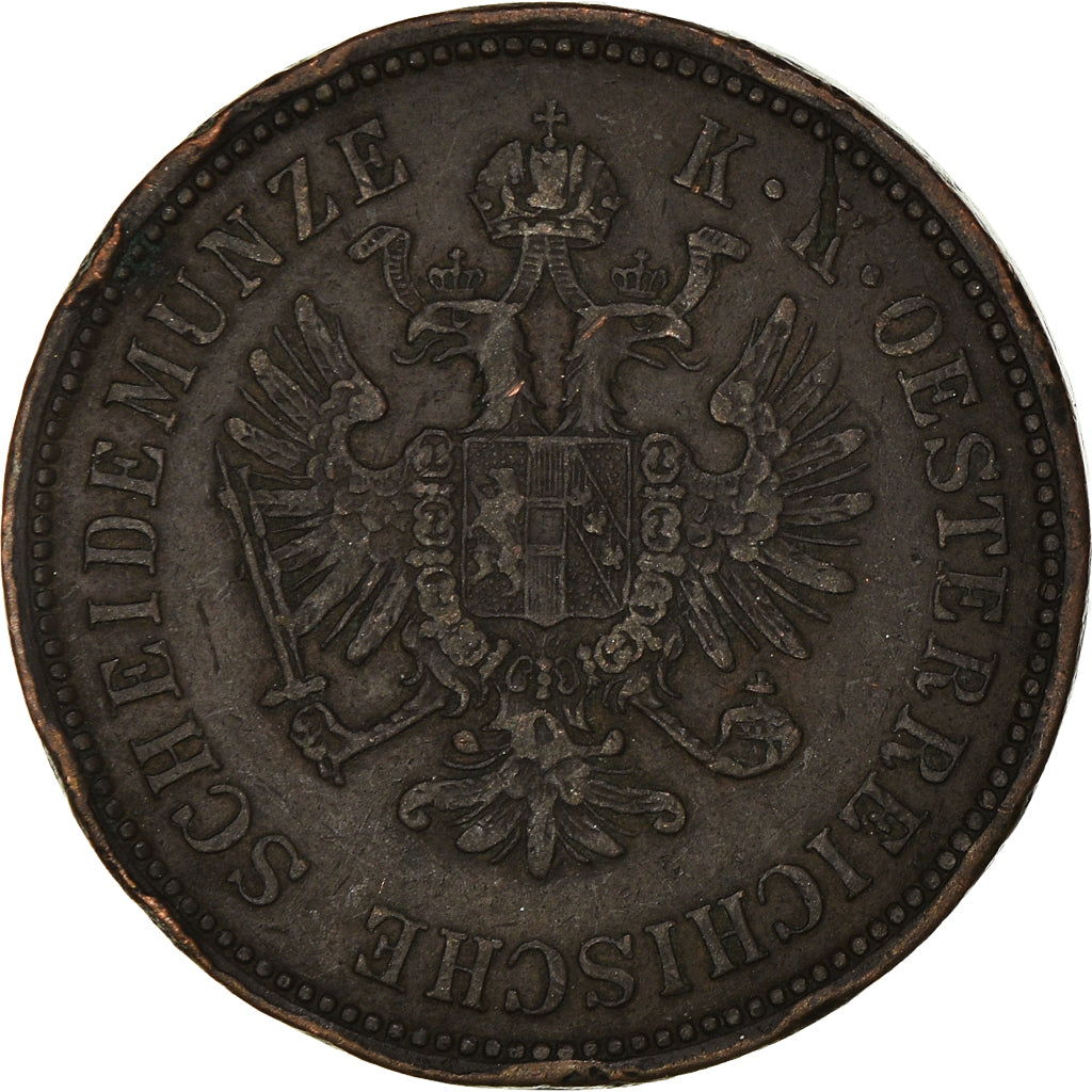 Coin, Austria, Franz Joseph I, 4 Kreuzer, 1861, B., VF(30-35), Copper, KM:2194