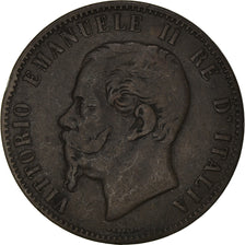 Coin, Italy, Vittorio Emanuele II, 10 Centesimi, 1866, Birmingham, EF(40-45)