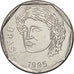 Coin, Brazil, 25 Centavos, 1995, MS(63), Stainless Steel, KM:634