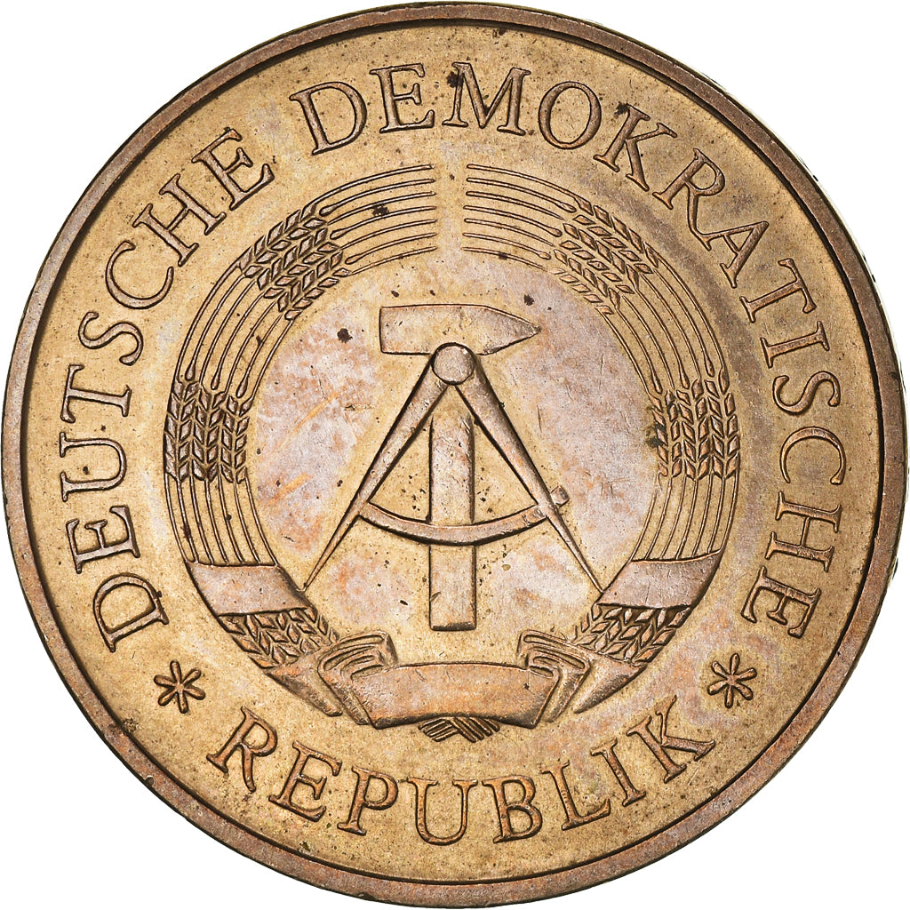 Moneta, NIEMCY - NRD, 5 Mark, 1969, EF(40-45), Nikiel-Brąz, KM:22.1