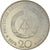 Moneda, REPÚBLICA DEMOCRÁTICA ALEMANA, 20 Mark, 1972, Berlin, MBC, Cobre -