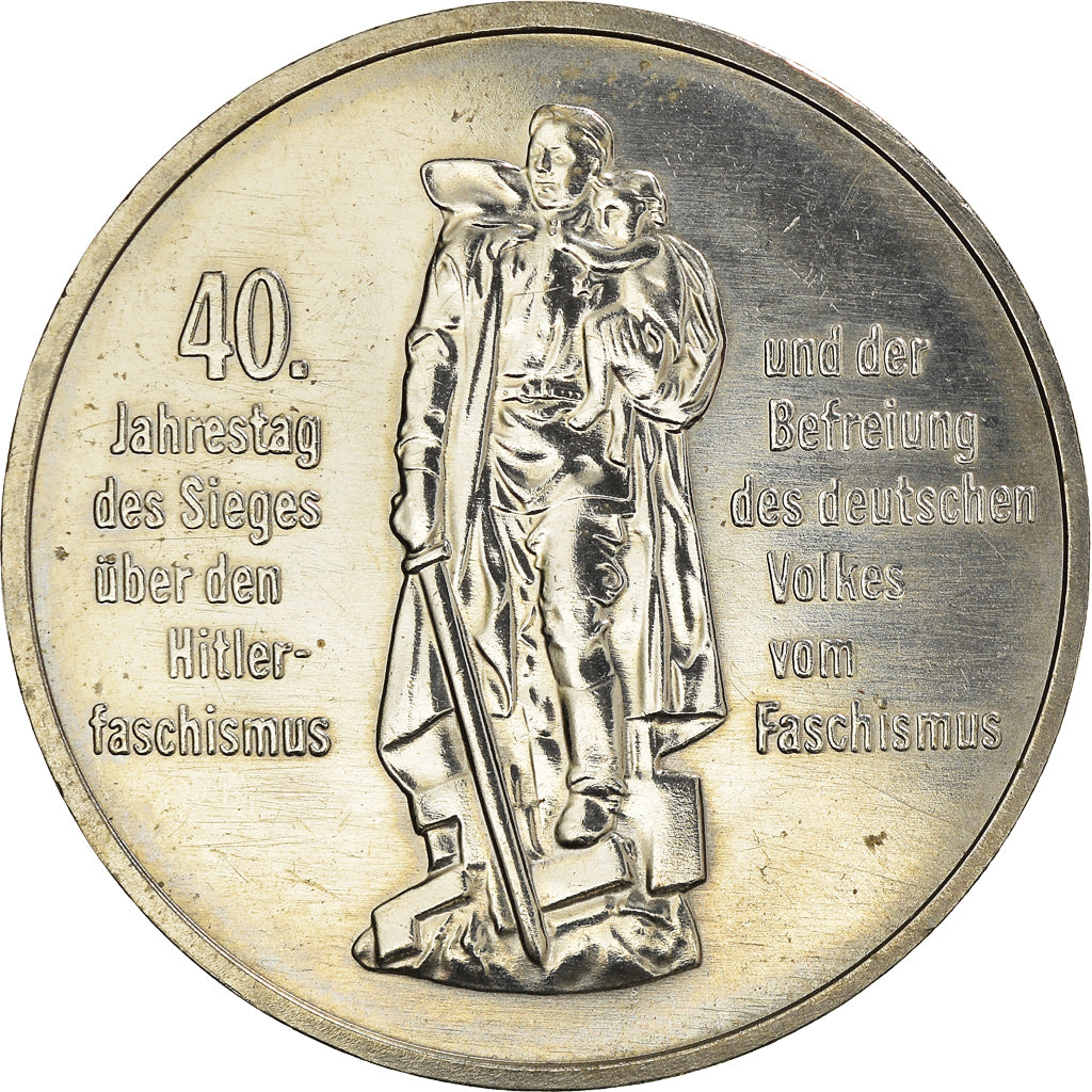 Coin, GERMAN-DEMOCRATIC REPUBLIC, 10 Mark, 1985, Berlin, AU(55-58)