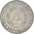 Moneda, REPÚBLICA DEMOCRÁTICA ALEMANA, 2 Mark, 1975, Berlin, BC+, Aluminio