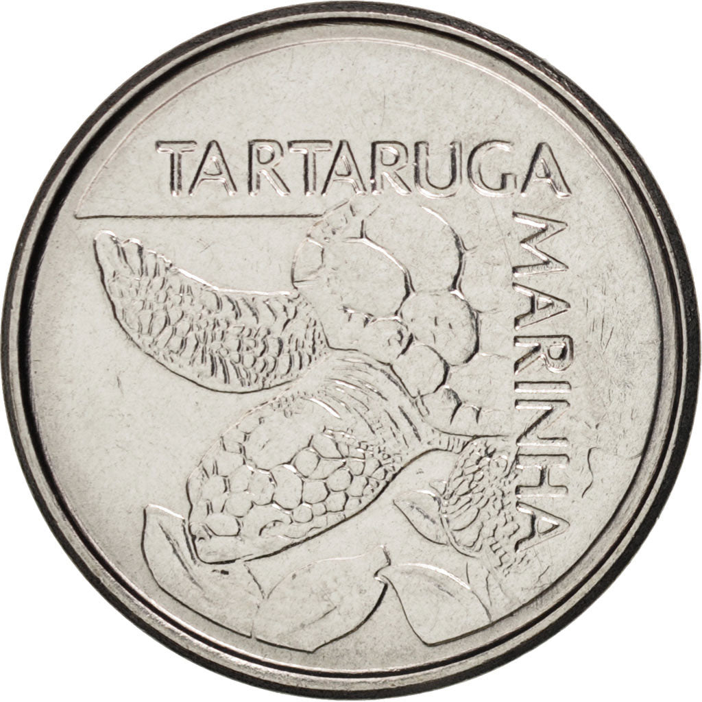 Coin, Brazil, 500 Cruzeiros, 1992, MS(63), Stainless Steel, KM:624